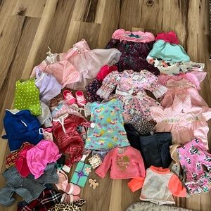 Bat Tat Mixed Clothes Babydoll Lot 47 Pieces Fits 18” lot a
